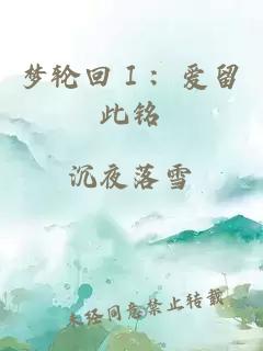 梦轮回ⅰ：爱留此铭